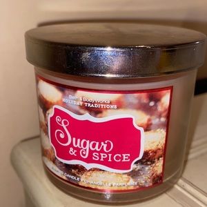 HTF BBW Sugar and Spice Candle